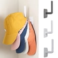 thumbnail image 3 of Hat Rack for Baseball Caps No Drilling Adhesive Hat Hooks for Wall Door Closet Cap Hanger Storage Hats Home Organizer Holder, 3 of 9