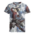 thumbnail image 2 of Camiseta retro de Wings of Liberty Attack on Titan para hombre, camisetas de algodón de verano, camisetas de colores sólidos, camisetas de cuello redondo, ropa para hombre, 2 of 5