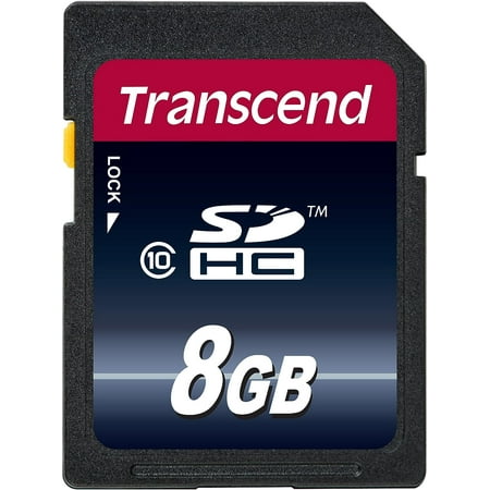UPC: 0760557817239 | Transcend 8GB Secure Digital High Capacity (SDHC) Card – Class 10 TS8GSDHC10