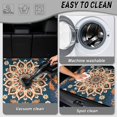 thumbnail image 3 of Yspwyqan Car Trunk Mat, 29" x 39" Universal Size, Teal Boho Mandala Grip Base Anti-Skid Cargo Liner, Seasonal Resistant Auto Interior Accessory Fit for Most Sedans SUVs Wagons, 3 of 7