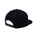 thumbnail image 4 of WITHMOONS Snapback Hat Flat Brim Two Tone Hiphop Baseball Cap TR21318 (Black), 4 of 5
