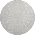 thumbnail image 2 of Addison Rugs Mayfield Washable Transitional Chain Links, Geo Linen Round Rug, 8' x 8', 2 of 5