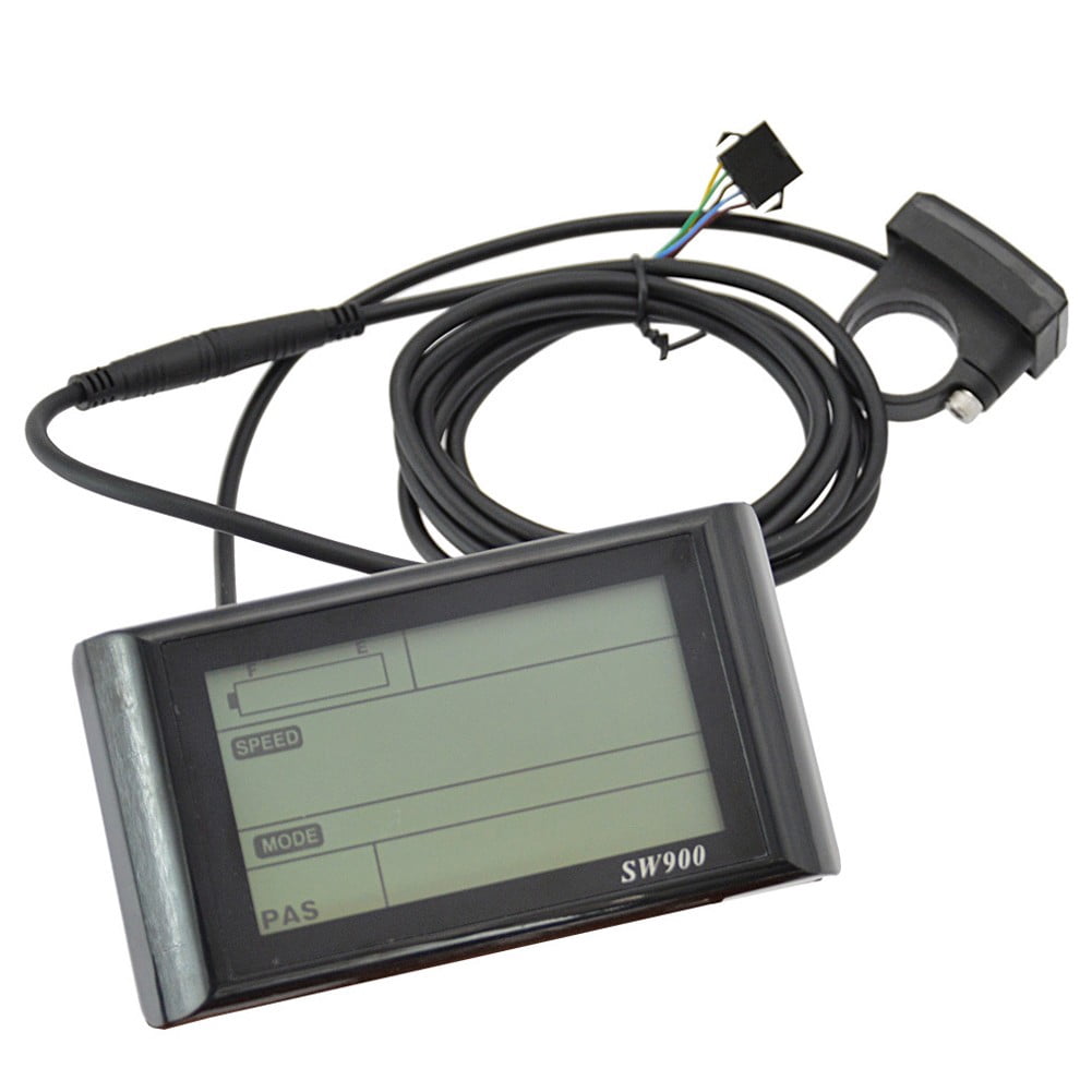 Sportact Cycling,Bicycle Accessories,Electric Bicycle,SW900 LCD Display Meter Control Panel 24-60V E-Bike Electric Bicycle Scooter,Bicycle Accessories for Adult Bikes