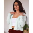 thumbnail image 3 of Zeagoo Womens Long Sleeve Shrug Summer Lightweight Cropped Open Front Shrugs Bolero Cardigan for Dress, 3 of 5