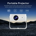 thumbnail image 7 of LEDMOMO Smart Compact Projector, White, Vibrant Images, Smartphone Connection, Ideal for Bedrooms, 7 of 7