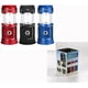 thumbnail image 5 of Linterna LED azul recargable por USB y solar, potente lámpara de camping, linterna portátil para jardín de 2 modos, linterna colgante de 360° con iluminación impermeable para vivac, rescate, garaje,, 5 of 5