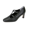 thumbnail image 5 of PEERAGE Helena Women's Wide Width T-strap Leather Shoes, 5 of 8