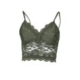 thumbnail image 2 of Sleeveless Lace Crochet Women Slim Spaghetti Strap Sexy V-neck Lace Tank Tops, 2 of 4
