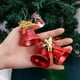 thumbnail image 3 of 4/1 piezas colgantes de campanas navideñas, lazos colgantes para árbol de Navidad, adornos, regalos para Navidad, Año Nuevo, fiesta, festival, decoración, juguetes para niños, 3 of 6
