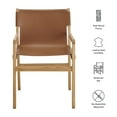 thumbnail image 2 of Sonora   Leather Dining Chair in Chestnut Tan, 2 of 10