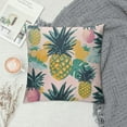 thumbnail image 2 of ONETECH Colorful Pineapple Pillow Covers Leaves Summer Tropical Fruit Throw Pillow Case Pillow Cushion Cover, 2 of 5