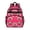 Pug and Heart, variant on Cat and Dog Red Pattern Backpack for School, Cute School Bag with Adjustable Shoulder Straps and Padded Back, 15.25"x11.5"x5.25"