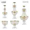 thumbnail image 6 of 51856-28 Livex Lighting Valentina - 6 Light Pendant in French Country Style - 18.25 Inches wide by 32 Inches high-Winter Gold Finish    -Traditional, 6 of 10
