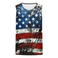 thumbnail image 4 of GERsome 4th of July Tank Tops for Men Summer Sleeveless Crew Neck Loose Fit Patriotic Tops American Flag Graphic Muscle Tees S-2XL, 4 of 4