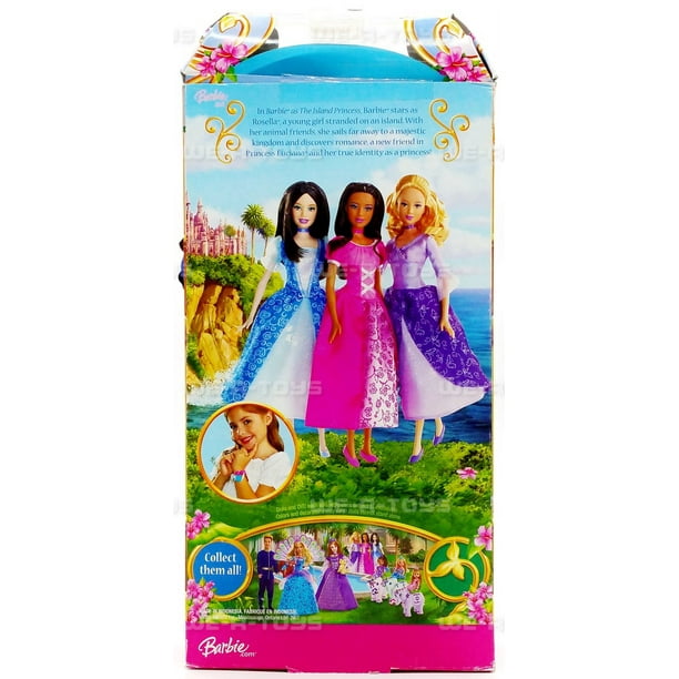 barbie island princess dress up BARBIE, THE ISLAND PRINCESS, 2007, AA Doll Rosella Pink Dress With Bracelet