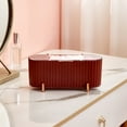 thumbnail image 4 of Cosmetic Storage Box with Decorative Hinged Lid Holds Lipstick, Lip Gloss, Blush, Concealer, Jewelry, 4 of 5