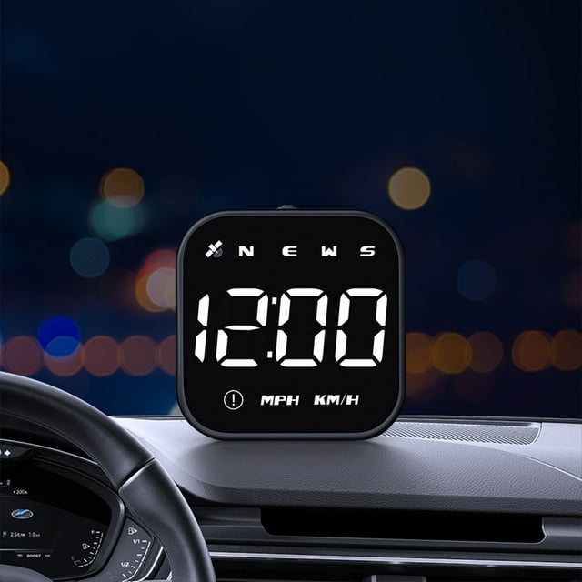 TIMIFIS Digital Display Gps Speedometer Extend Digital Display Vehicle Odometer Trip Meter Overspeed Alarm Vehicle GPS