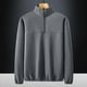 thumbnail image 1 of pstuiky manga larga para hombre, Suéter de manga larga con cremallera para hombre, abrigo informal sin capucha de manga larga para hombre Tops casuales para hombres m, 1 of 3
