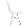 thumbnail image 3 of Nicer Furniture Eiffel Metal Legs White Chair, 3 of 3