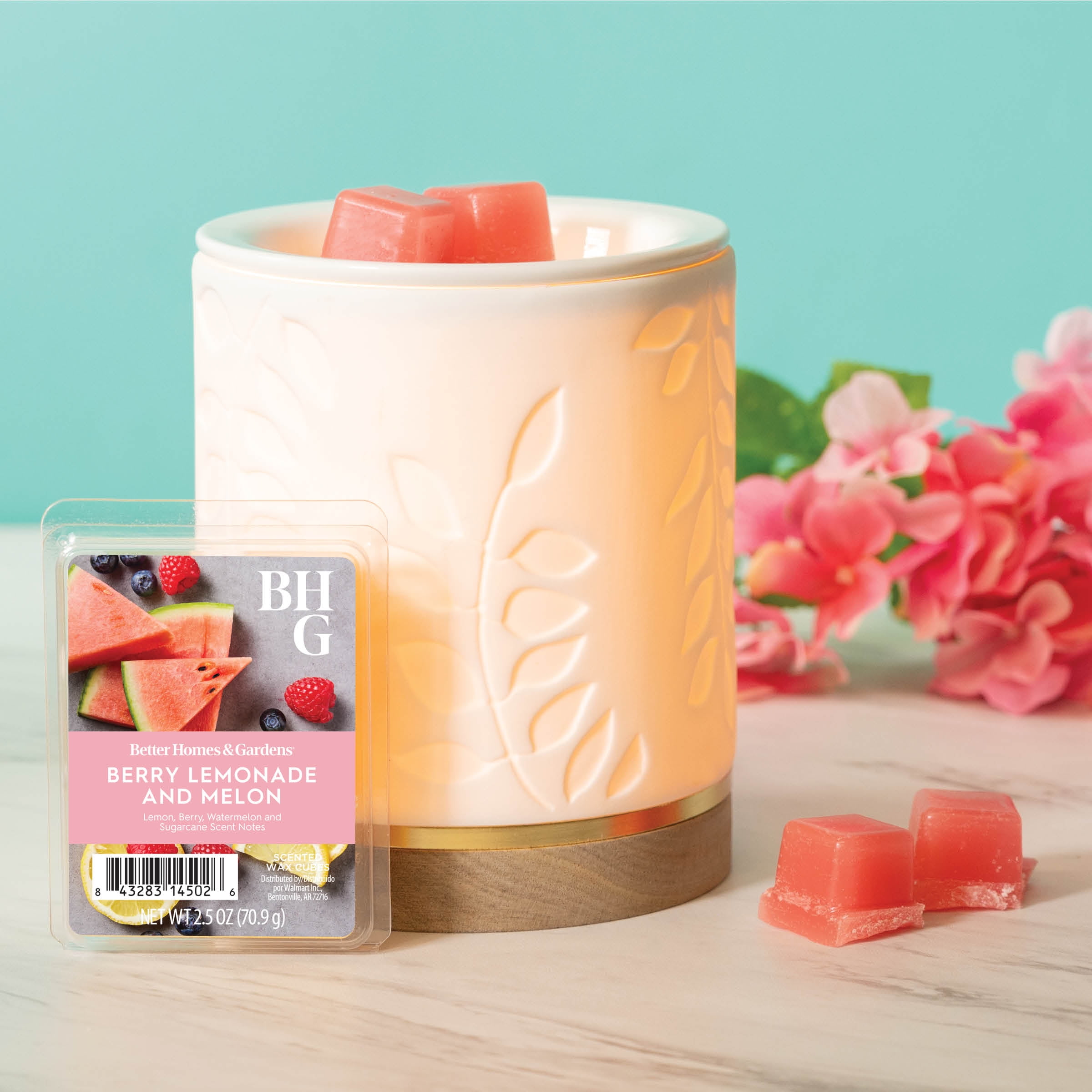 Berry Lemonade & Melon Scented Wax Melts, Better Homes & Gardens, 2.5 oz (1-Pack)
