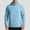 Blue-men's sun protection jacket, variant on UPF 50+ Men's Hooded Sun Block Wind Jacket Water Resistant Lightweight Full Zip Outerwear for Running & Camping,White,L
