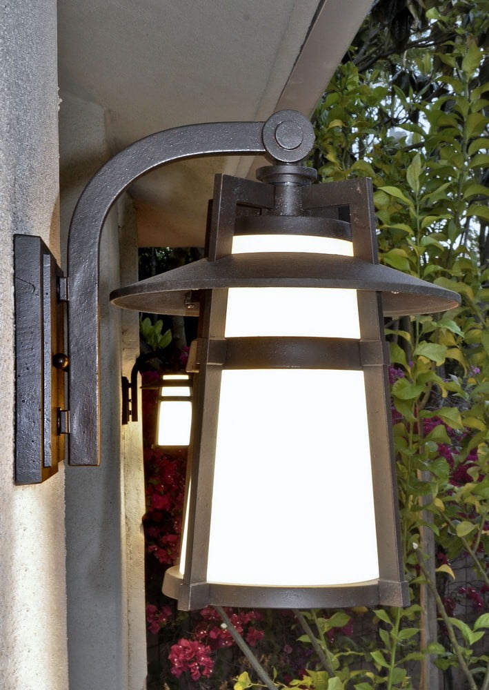 Maxim Calistoga One Light 19-Inch Outdoor Post Light - Adobe - 3530SWAE