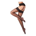 thumbnail image 2 of Pantimedia Secret Treasures para Mujer, Confort Negro Talla CH/M, 2 of 2