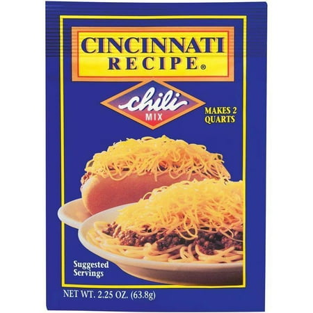 Cincinnati Recipe Chili Mix 2.25 Oz Packet (Pack of