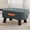 Gray, variant on Foot Stool Ottoman with Handle, Padded Seat Stable Legs Compact Design, Ideal Small Footrest for Living Room Bedroom Under Desk