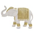 thumbnail image 1 of Plutus Brands PBTH93639 Décoration de Table en Résine d'Éléphant en Blanc, 1 of 1