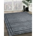 thumbnail image 2 of Ahgly Company Indoor Rectangle Mid-Century Modern Blue Moss Green Oriental Area Rugs, 2' x 5', 2 of 6