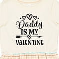 thumbnail image 4 of Inktastic Daddy is My Valentine Holiday Girls Toddler Dress, 4 of 5