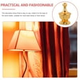 thumbnail image 5 of CRAFTHROU 4pcs Lamp Shade Finials Decorative Gold for Living Room Lighting, 5 of 5