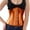 Orange, variant on Hpapadks Fajas Colombianas Shapewear for Women Leather Light Tummy Control Underbust Wide Belt Tight Push Up Solid Vintage Corset Belt Halloween Brown