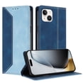 thumbnail image 1 of Funda FOXDOCK para iPhone 15 de Cuero Premium Bicolor con Ranuras RFID, Carcasa Tipo Billetera Antigolpes y Soporte Plegable, 1 of 6