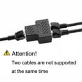 RJ45 Splitter Adapter 1 to 2 Dual Female Port CAT 5/CAT 6 LAN