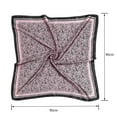 thumbnail image 2 of Neewe Hair Bandanas Scarf For Women Lightweight Fashion Neck Silk Satin Head Scarves For Sleeping Handbags Scarf 90CM Imitation Silk Big Scarf Hand, 2 of 4