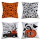 thumbnail image 2 of Funda de almohada para niño, cubierta de cojín con diseño de fantasma, calabaza, murciélago, mago, feliz Halloween, decoración de fiesta, 45x45cm, 2 of 4
