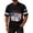 Black, variant on Zimjoy Men's 250th 4th of July Baseball T-Shirts Cotton V Neck USA Flag Liberty Statue 1776-2026 Print Striped Sleeve Independence Day Casual Wear Navy L