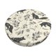 thumbnail image 1 of Balery Vintage Moon Fox Fundas de asiento para taburete de bar redondo de tela de terciopelo ajustables que protegen de arañazos y manchas para sillas de 14 a 17 pulgadas.-12 inch, 1 of 7