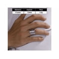 thumbnail image 3 of Tetragramatón Protección Dije Y Anillo Amuleto En Acero Inox Xtellar plateado, 3 of 4