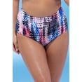 thumbnail image 3 of Swimsuits for All Women's Shirred High Waist Swim Brief, 3 of 3