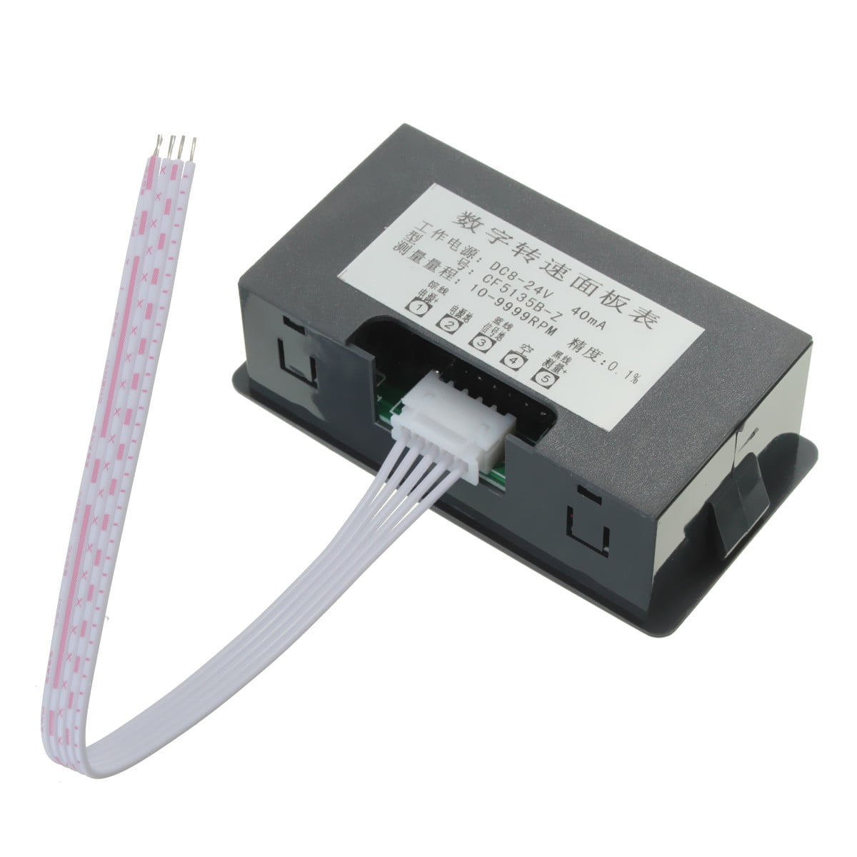 4 Digital LED Blue Tachometer RPM Speed Meter+Hall Proximity Switch Sensor ND
