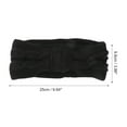 thumbnail image 4 of Unique Bargains 1 Pce Bandeau Confortable en Tricot Noir, 4 of 6
