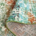thumbnail image 5 of SAFAVIEH Madison Roswell Abstract Runner Rug, Sage/Rust, 2'2" x 8', 5 of 7