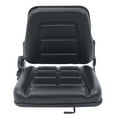 thumbnail image 5 of Universal Tractor Seat with Slide Tracks for Kubota Bobcat John Deere Ford Black, 5 of 23