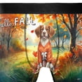 thumbnail image 4 of Hello Fall Brittany Spaniel Football Welcome Autumn with Leaves Pumpkins All Over Print Boxer Briefs Underwear for Men Dad Brittany Dog Lover Gifts Idea - 00012, 4 of 6