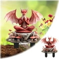 thumbnail image 4 of Whimsical Fairy Planter Insert Acrylic Fairy Garden Bohemian Fairy Outdoor Statue With For Garden Yard Gardening Solar Address Sign Vertical Inflatable Heart Pool Solar Address Lights for Mailbox, 4 of 4