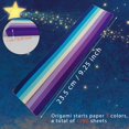 thumbnail image 3 of 1080 Sheets Origami Stars Paper Strips, Purple Solid Color Gradient Color Origami Paper Stars, Color Star Paper Strip, DIY Paper Origami Stars, Origami Star Paper Strips, Star Origami Paper, 3 of 7