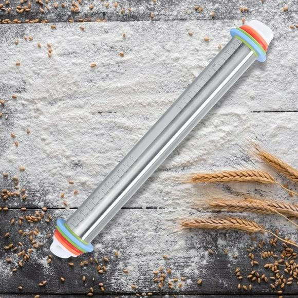 High Hardness Scale Rolling Pin, Non- Stainless Steel Rolling Pin, for Kitchen Bakery Home Pizza